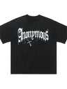Liber Summer Men's Printed Letter Hood T-shirts