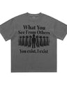Liber Summer Men's Printed Letter Hood T-shirts