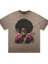 Liber Summer Men's Printed Letter Hood T-shirts