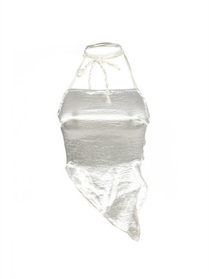 Liber Summer Women's Irregular Hem Tube Top