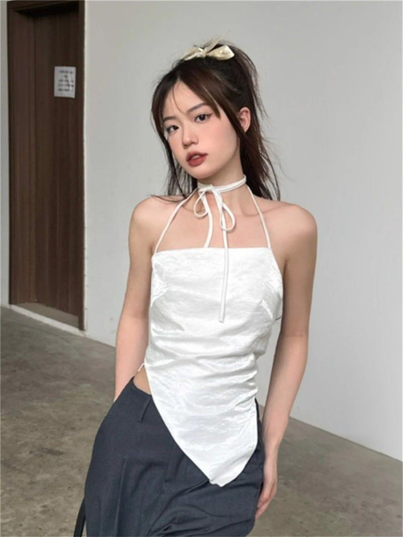 Liber Summer Women's Irregular Hem Tube Top