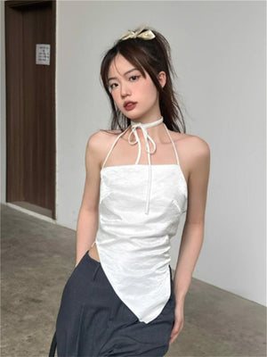 Liber Summer Women's Irregular Hem Tube Top