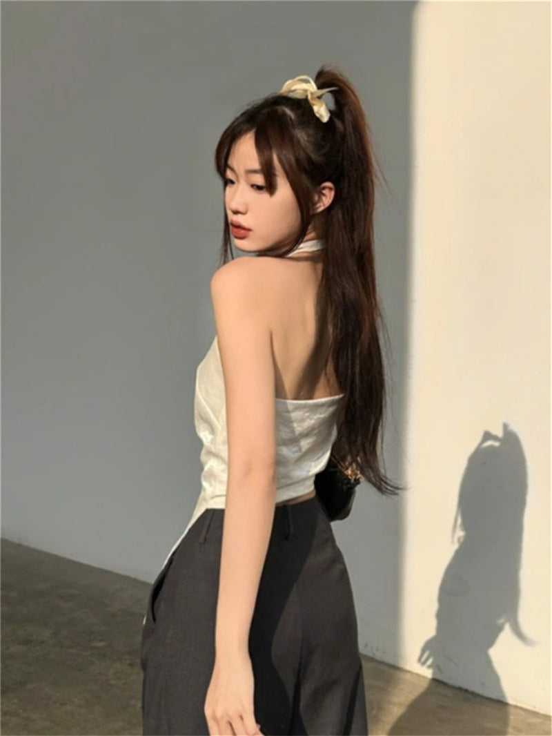 Liber Summer Women's Irregular Hem Tube Top