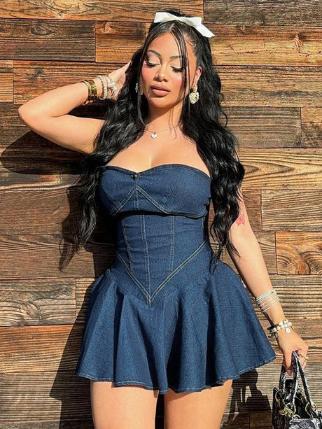 Liber SS Women's Denim Dress