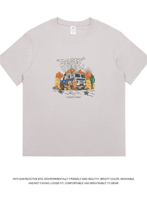 Liber Summer Men's Printed Cartoon T-shirts