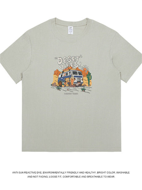 Liber Summer Men's Printed Cartoon T-shirts