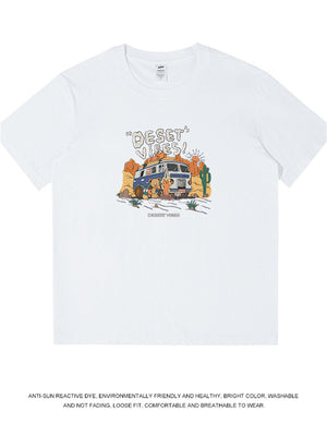 Liber Summer Men's Printed Cartoon T-shirts