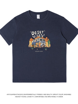 Liber Summer Men's Printed Cartoon T-shirts