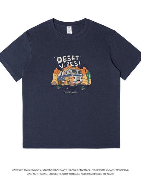 Liber Summer Men's Printed Cartoon T-shirts
