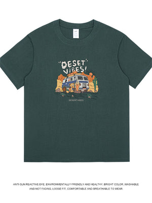 Liber Summer Men's Printed Cartoon T-shirts