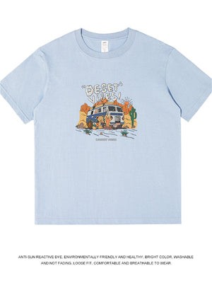 Liber Summer Men's Printed Cartoon T-shirts