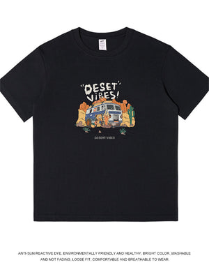 Liber Summer Men's Printed Cartoon T-shirts