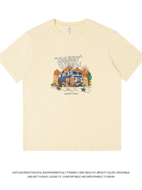Liber Summer Men's Printed Cartoon T-shirts