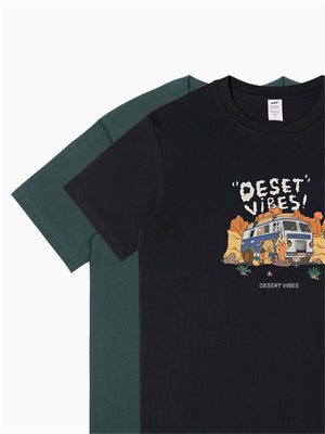 Liber Summer Men's Printed Cartoon T-shirts
