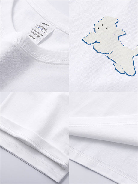 Liber Summer Men's Printed Cartoon T-shirts