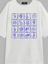 Liber Summer Women's Hip-Hop Printed Round Neck Short Sleeve Loose T-Shirt